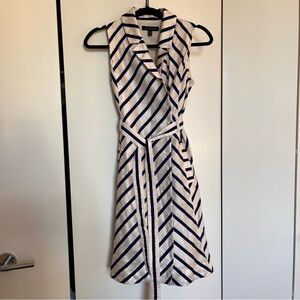 Banana Republic Striped Sleeveless Dress